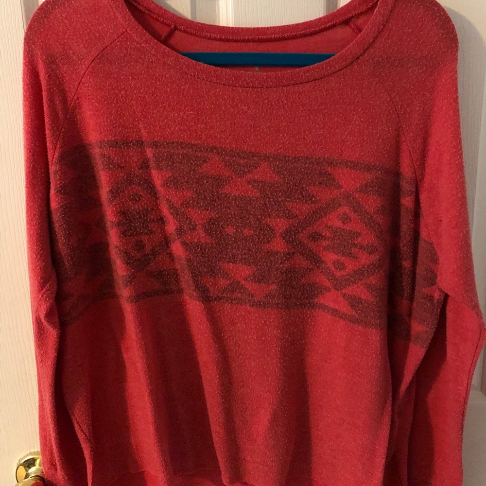 Patterned Sweatshirt